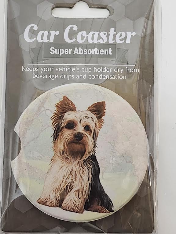 Car Coaster Yorkie Dog 233-46