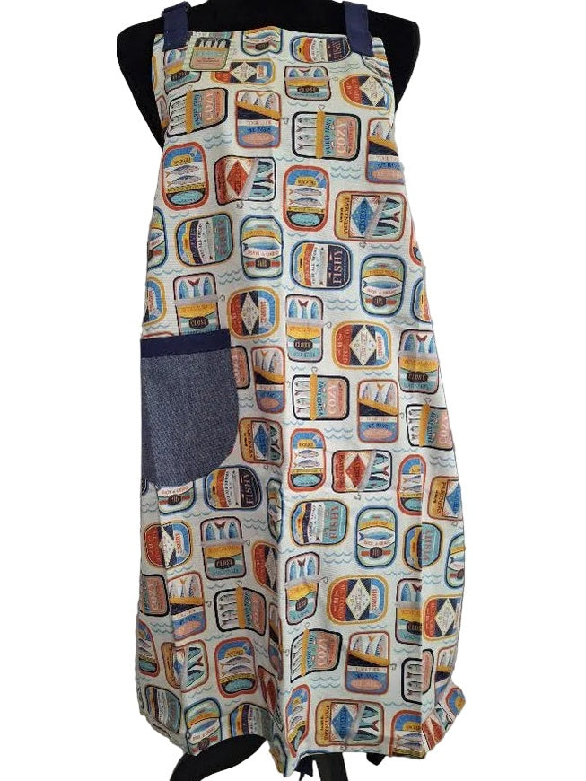 Apron Adult Tasty Tins Sardines Women's R8471