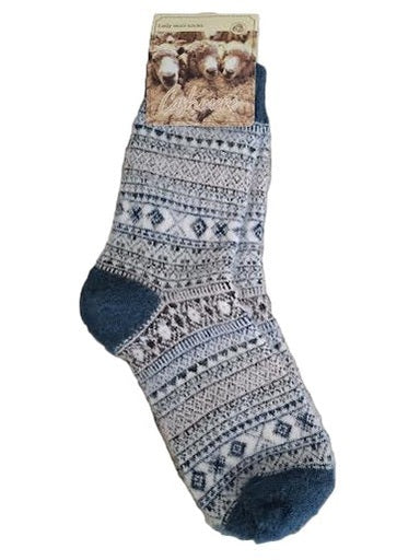 Women's Socks Lamb's Wool 5 Multi Colored Styles Sc82709