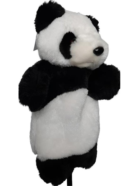 Children's Hand Puppet-Panda Bear-White/Black-5186207