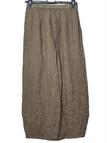 Pants Gaucho Camel Brown 2 Pocket Wide Leg Women's One Size 148002C