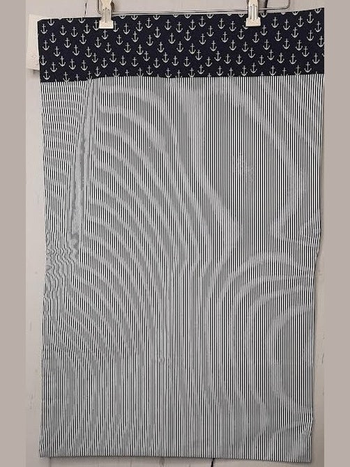 Pillow Case Anchors Blue/White Stripe Standard Rt857ba1
