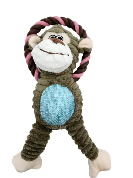 Monkey Rope Dog Toy Green