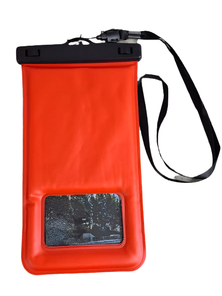 Pouch Cell Phone Waterproof Red 50656