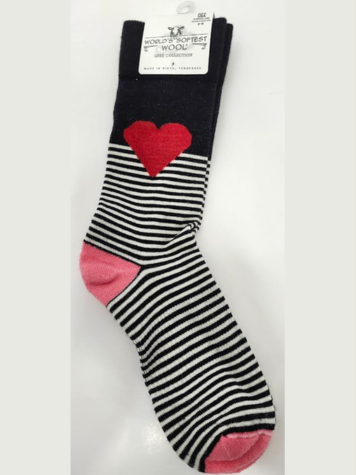 Sock Wool Rainbow Multi 718 Women's Size 6-11 75444