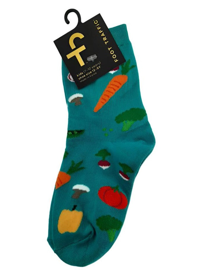 Kids Youth Sock Green Vegetables 6761Y