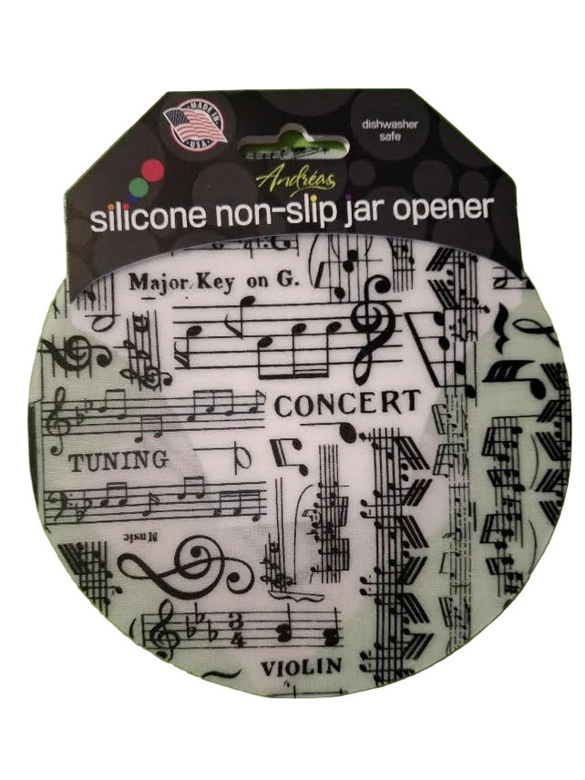 Andreas- Jar Opener 137 Black&White Music Notes