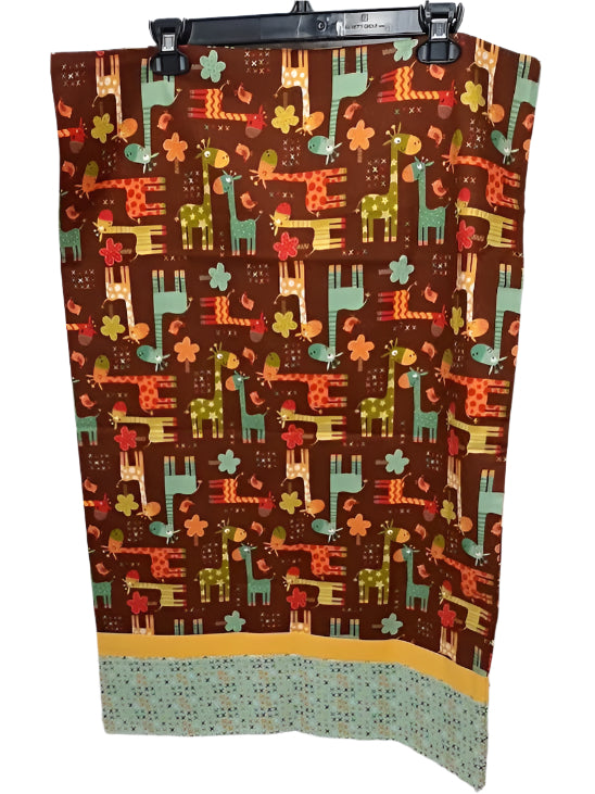 Pillow Case Jungle Animals Brown/Green Standard rzjabr2