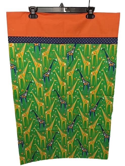 Pillow Case Jungle Animals Orange Green Standard rtjaog3