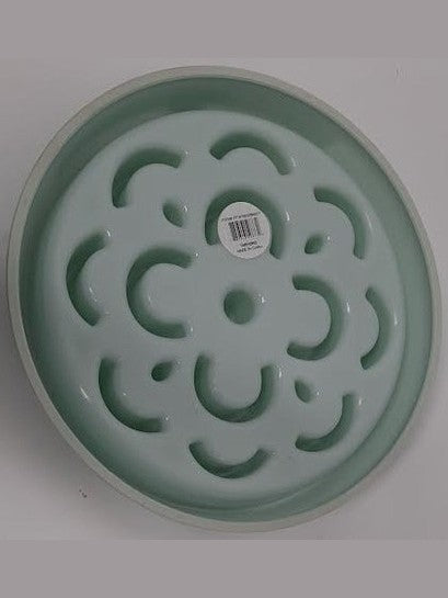Dog Slow Feeder Dish - Light Green 9.5"