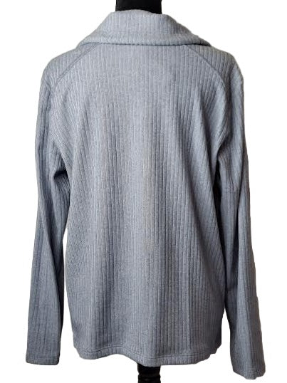 Jacket Blue Zipper Front 2 Pocket 632-7030