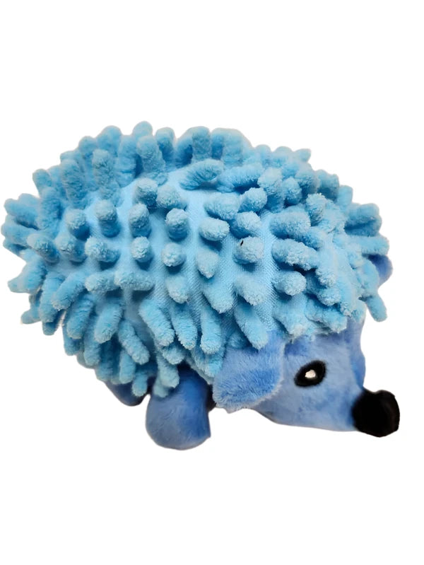 Hedgehog Dog Toy Blue