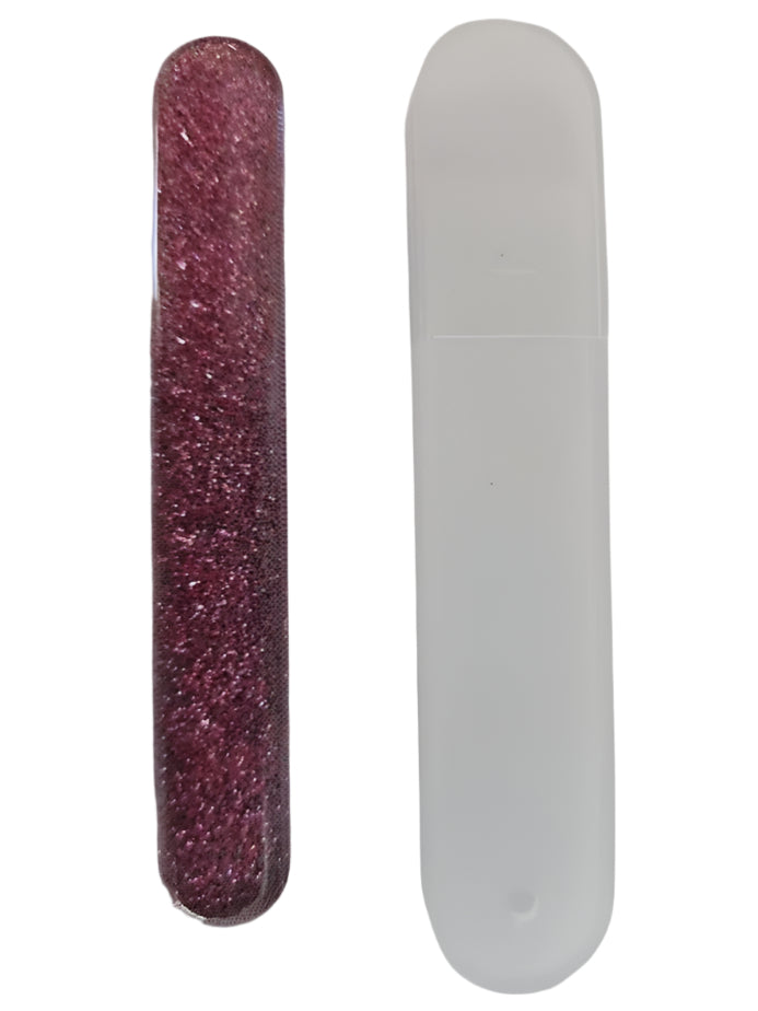 Finger Nail File with Case 3.5" 4 Colors RAZFNF