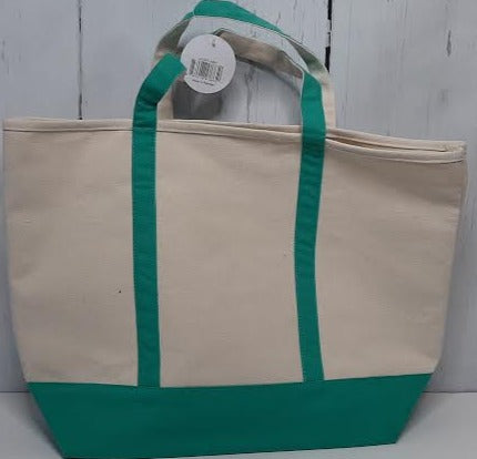 Cotton Canvas Bag-Mint-M733vl 