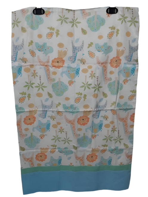 Pillow Case Jungle Animals Blue/White Standard RZJAWB2