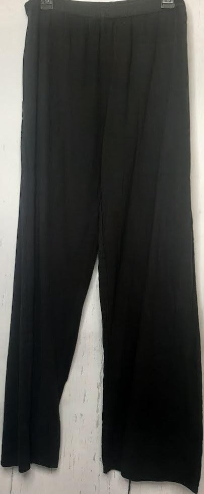 Pants-Black-2 Pocket Long Pants-Women-S-1685 