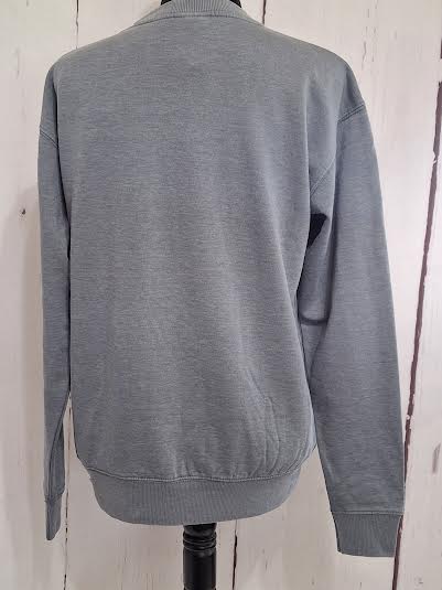 Sweatshirt Sea Blue Screen Print Asheville North Carolina Burn Wash Bpsssb