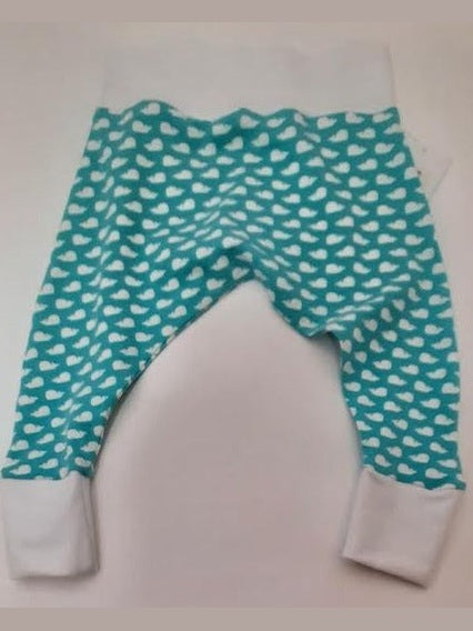 Harem Pants Legging Whales Blue/White Baby 0-3Month Bfwbw0-3
