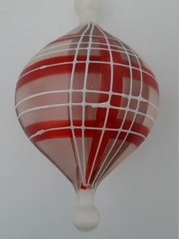 Christmas-Glass Ornament-3.5x6"