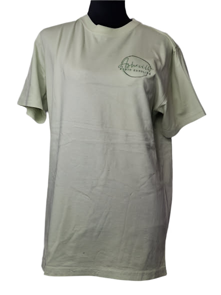 T Shirt Asheville Light Green Short Sleeve