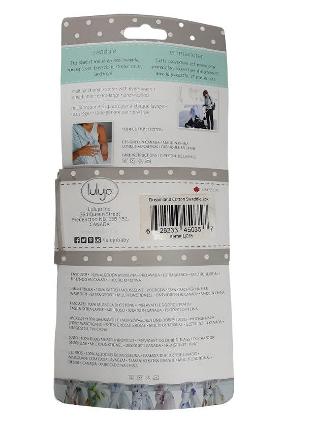 Baby Muslin Swaddle Blanket - Dreamland - LJ035