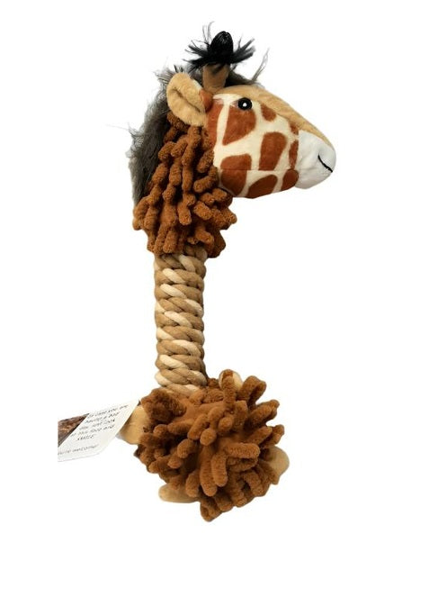 Giraffe Rope Neck Dog Toy