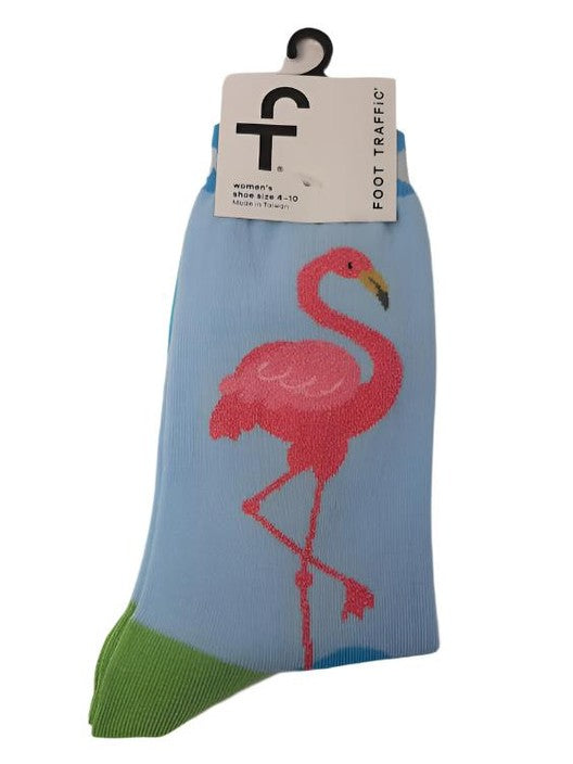 Women's Sock - Swan/Blue Blue/Green 6778