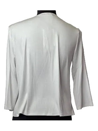 Cover Up/Bolero White 3/4 Sleeve 210-4762