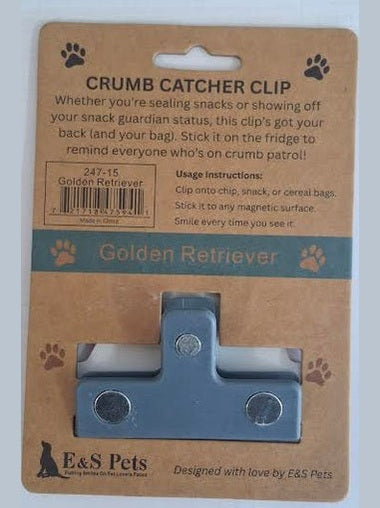 Chip Clip Magnet/Bag Sealer Golden Retriever Dog 247-15