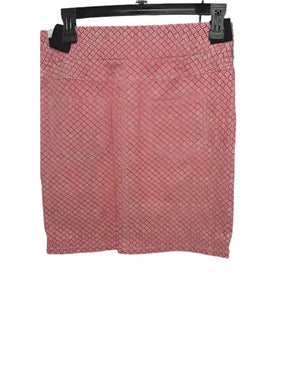 Skort Pull On 4 Pocket Red/White Print Women's M24701wm