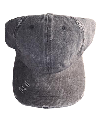 Baseball Cap Women's Denim Washed Pony Tail 4 Colors Ht5118