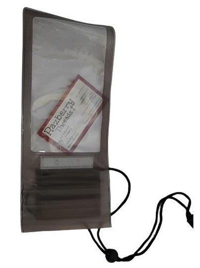 Water Proof Phone Bag-Black Hang Around Neck 4x8"