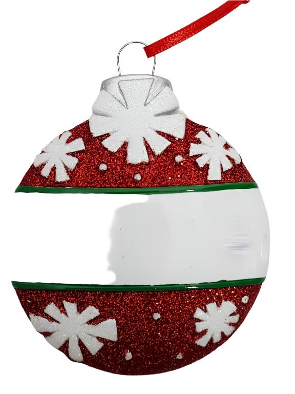 Christmas Ball Ornament Personalized 4 Styles or1434a