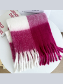 Scarf Women's Super Soft Warm Red/Pink/White Rtrpws
