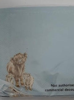 Napkin - Highland Cow - Daisy Coo - K049