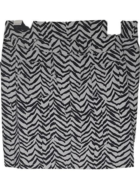 Skort-Pull On-2 Pocket- White/Black-Women's-m24701wm