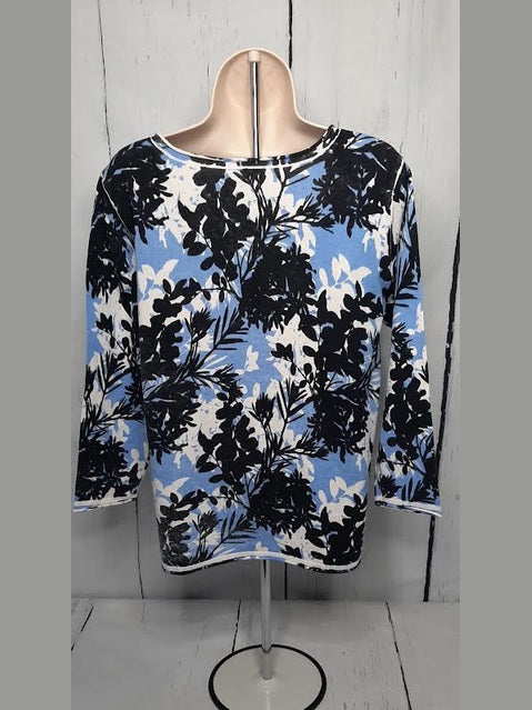 Top-Blue-Pull Over-Knit-Women's-T14281km