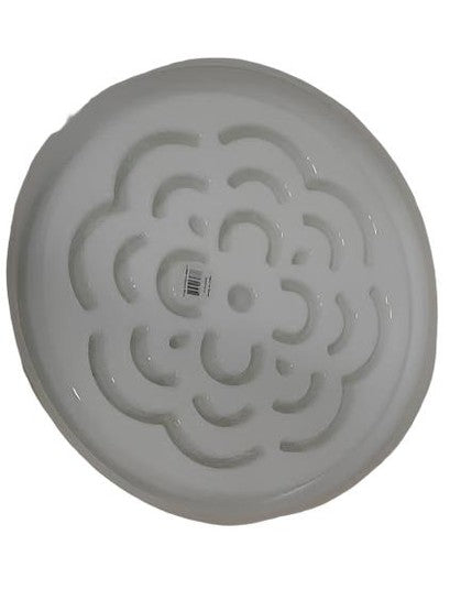 Dog Lick Slow Feeder Dish - 13" - White