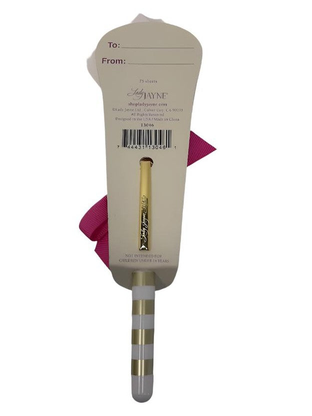 Pink Heart /Beat-Sticky Pad with Pen-13046