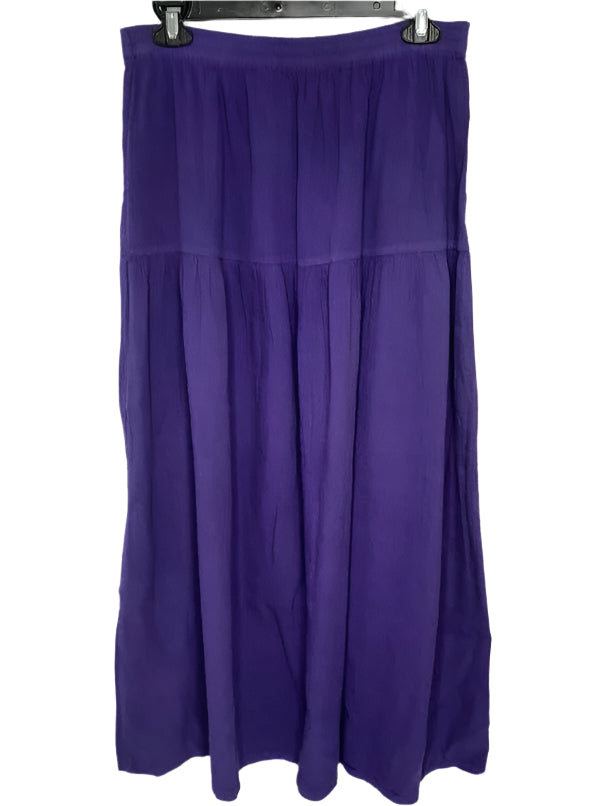 Skirt S1687 Long-Purple-Women's-