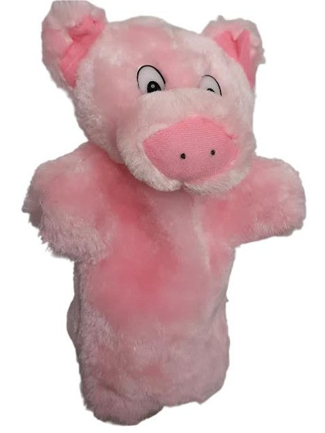 Children's Hand Puppet-Pig-Pink-a742330