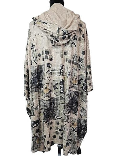 Jacket/Duster Hooded Stoneage Tan Women'sC103Bm