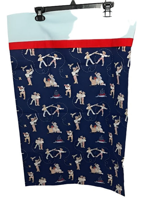 Pillow Case Pirate/Ship Blue/White Standard rt877plbw