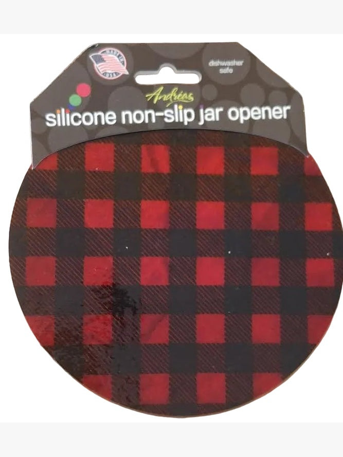 Jar Opener 128 Christmas Red Plaid