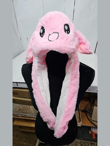 Children's Hat Solid Colors 20 Led Lights Flapping Ears Bunny/Unicorn 5 Styles Wn77849