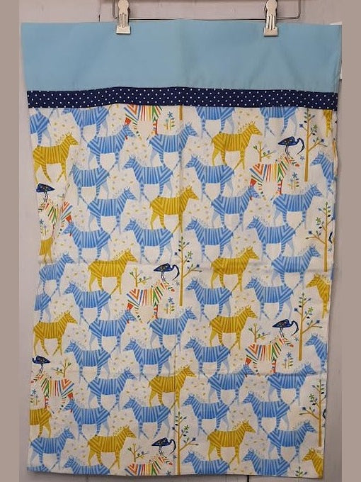 Pillow Case Zebra Light Blue Standard-Rt94lbz1