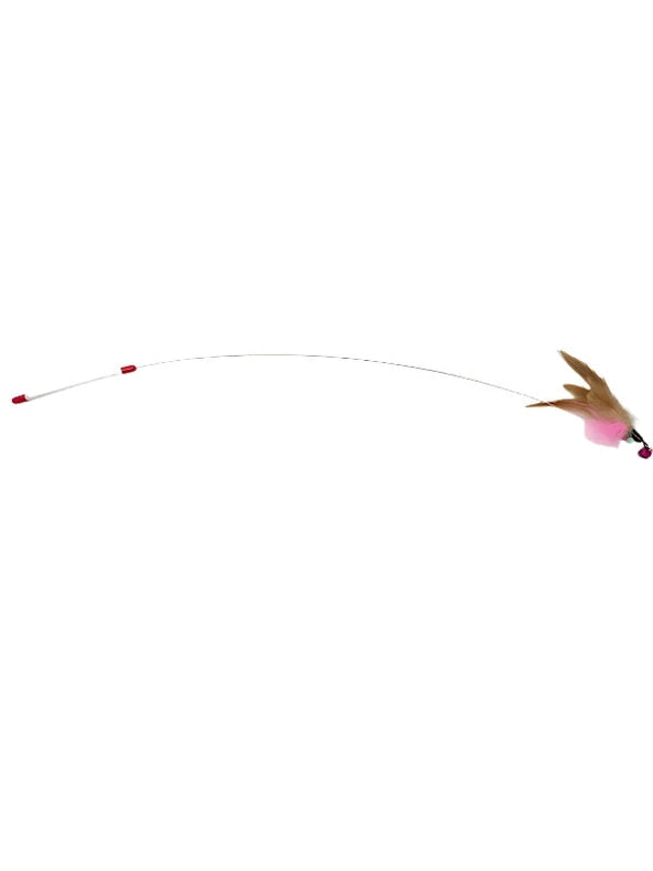 Cat Toy Feather On A Wire