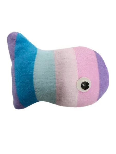 Fish Cat Toy Pink & Blue