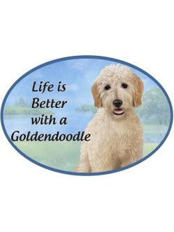 Car Magnet Goldendoodle Dog 1001-134