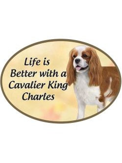 Car Magnet King Charles Cavalier Dog 1001-18